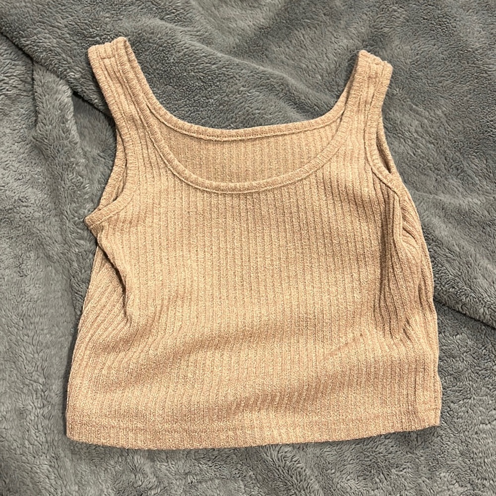 Beige crop top size S